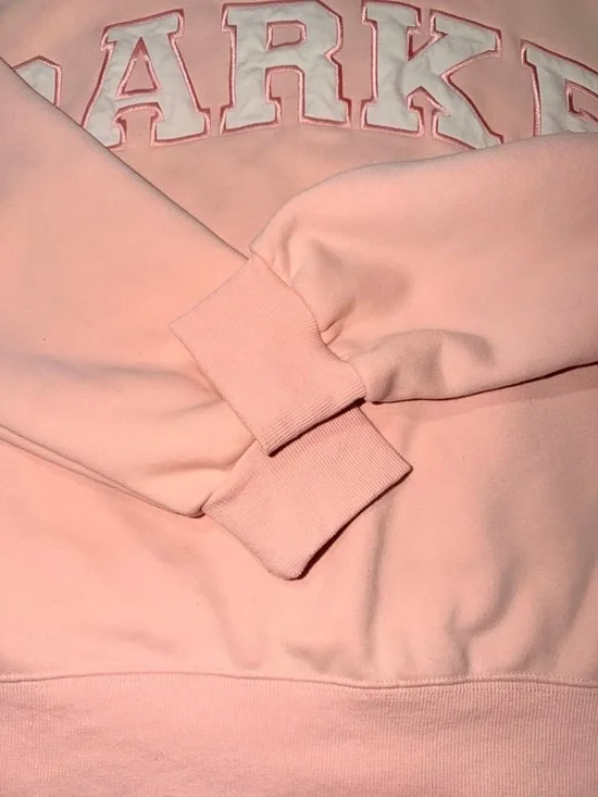 PARKE PINK MOCK NECK SWEATSHIRT - Picture 4 of 4